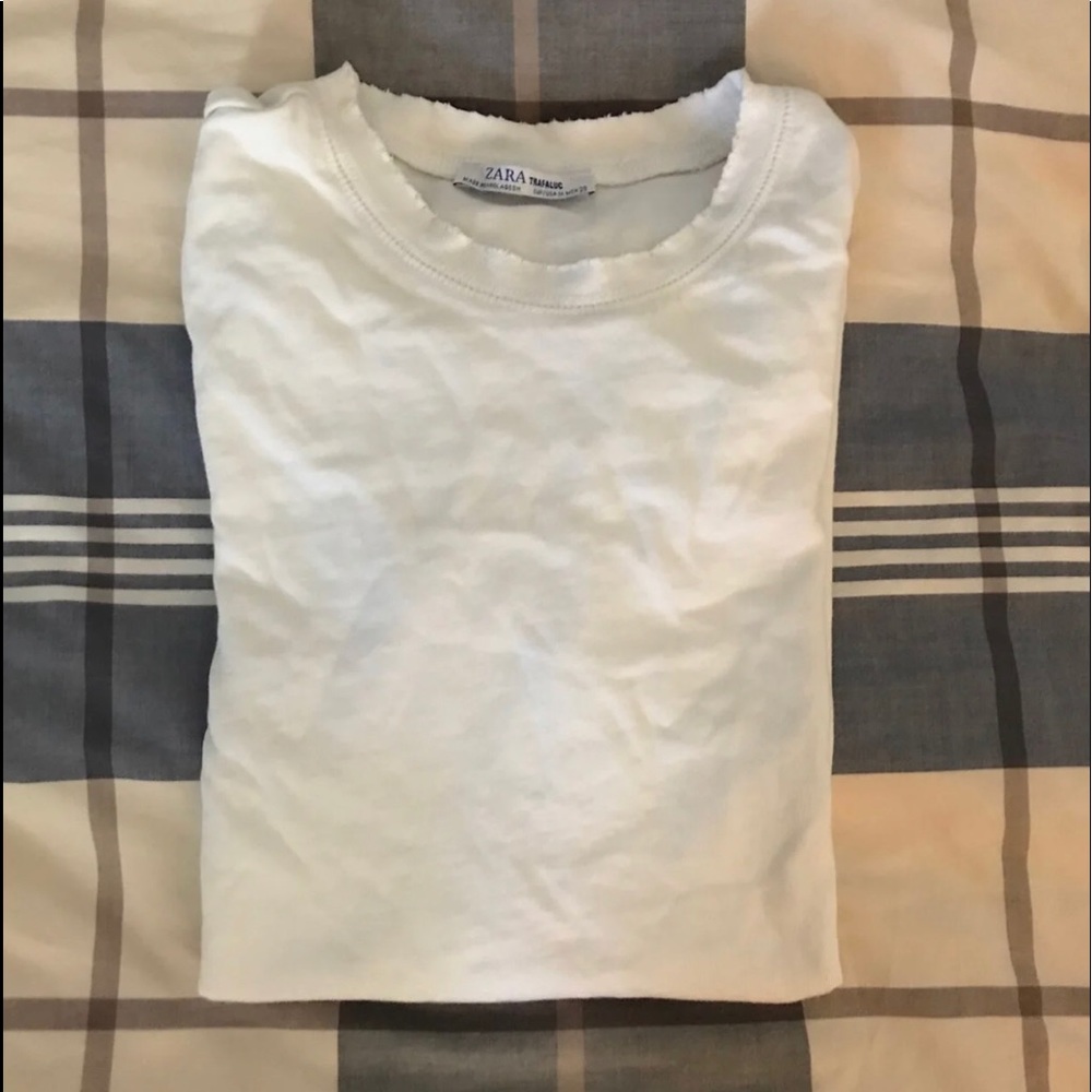 Zara White Tee shirt.